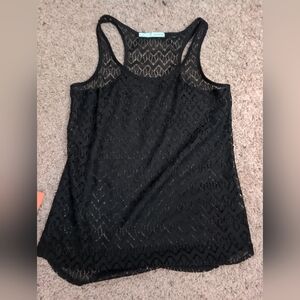 Black Laced Tanktop